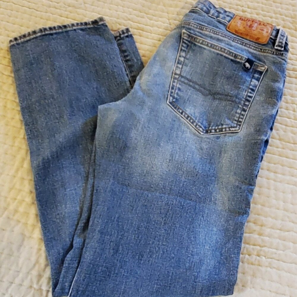 Buffalo David Bitton Light Blue Straight Jeans